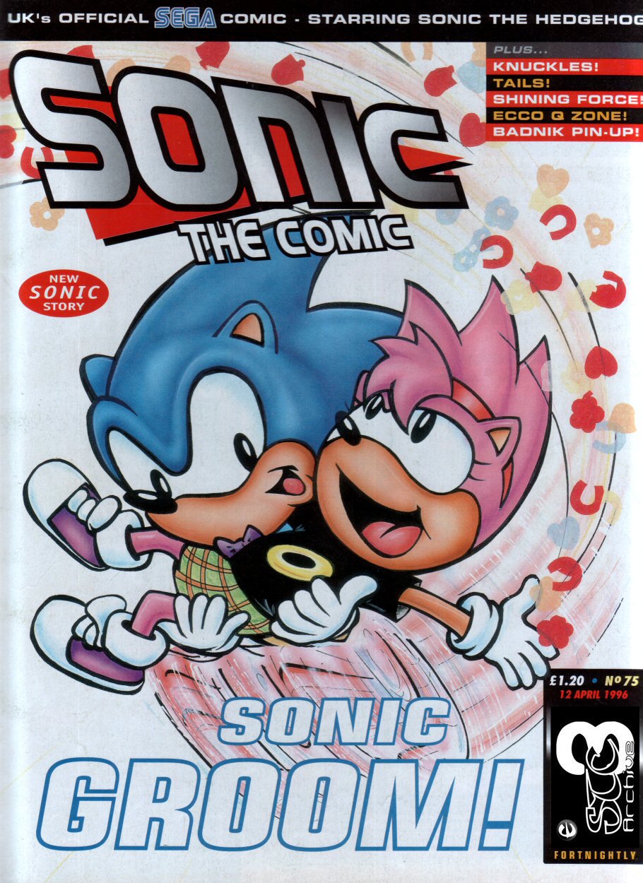 Sonic - The Comic Issue No. 075 Cover Page